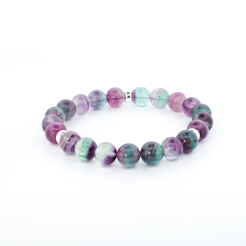Rainbow Fluorite With Sterling Silver- South Africa